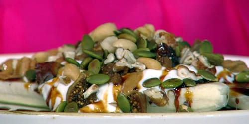 Healthy banana split Healthy banana split