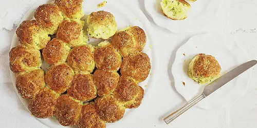 Mary Berry cheese and garlic tear and share scones