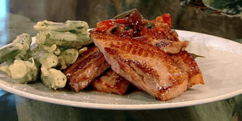 Aubergine-and-okra-caponata-with-chargrilled-pork-belly-saturdaykitchenrecipes.png