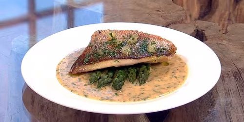 Black-bream-with-asparagus-and-spiced-beurre-blanc.avif