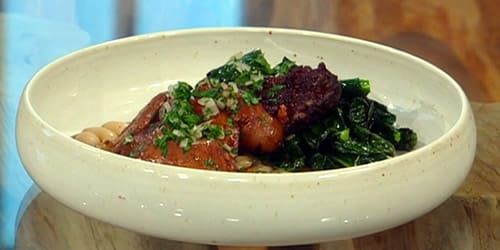 Black-pudding-with-braised-beans-and-sauteed-chicken-livers.jpg