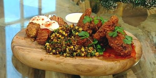Buttermilk-chicken-wings-corn-salsa-and-sweet-potato-hasselbacks.jpg
