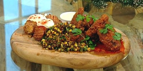 Buttermilk-chicken-wings-corn-salsa-and-sweet-potato-hasselbacks.jpg
