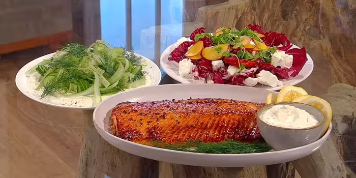 Chilli-honey-salmon-with-pickled-nectarine-salad.avif