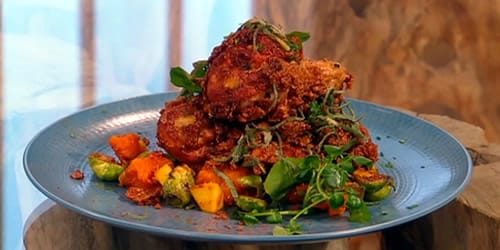 Fried-chicken-with-pumpkin-saturdaykitchenrecipes.jpg