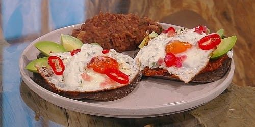 Fried-egg-tostada-pumpkin-ketchup-coriander-and-lime-soured-cream.jpg