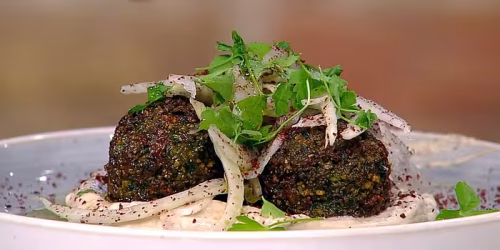 Plain-and-laverbread-falafel-with-sumac-fennel-and-lemon-tahini.avif