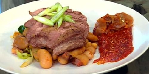 Pork-beans-and-kimchi-with-ssamjang-saturday-kitchen-recipes.jpg
