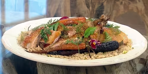 Roast-guinea-fowl-with-pistachio-pilaf-rice-and-lobster-bisque.avif