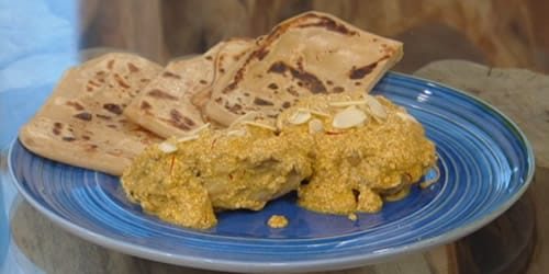 Saffron-chicken-korma-with-wholemeal-paratha-saturdaykitchenrecipes.jpg