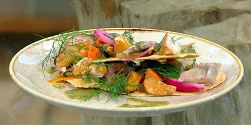 Smoked-mussels-and-cod-with-pickled-vegetables-and-dill-dressing.jpg