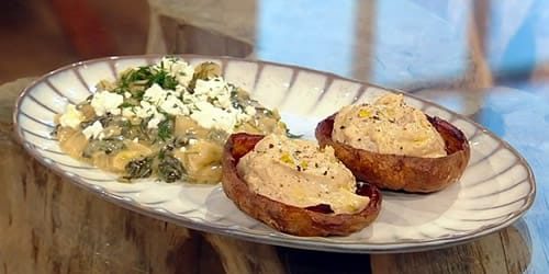 Taramasalata-with-deep-fried-potato-skins-and-stewed-greens.jpg