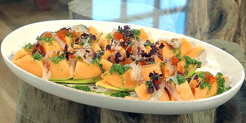 Zerbinati-melon-with-citrus-cured-sea-bream-lime-and-jalapeno-dressing.png